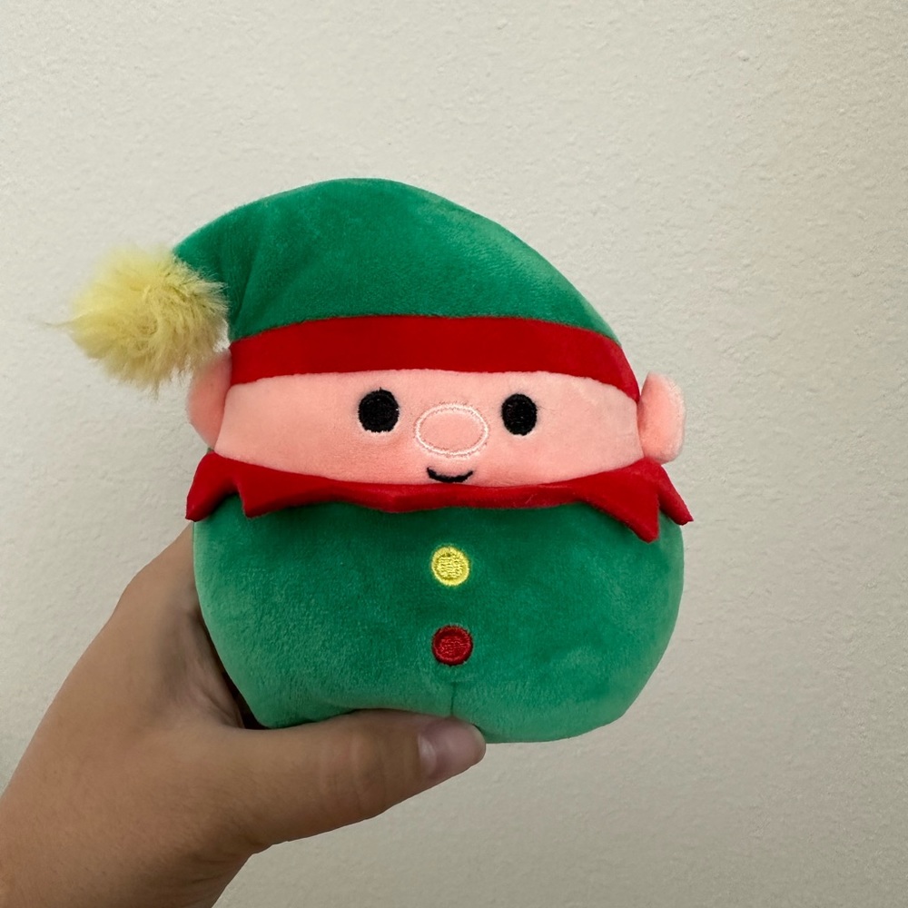 Kellytoys - Squishmallows Christmas Holiday - Elliott the Elf Stuffed Toy Plush
